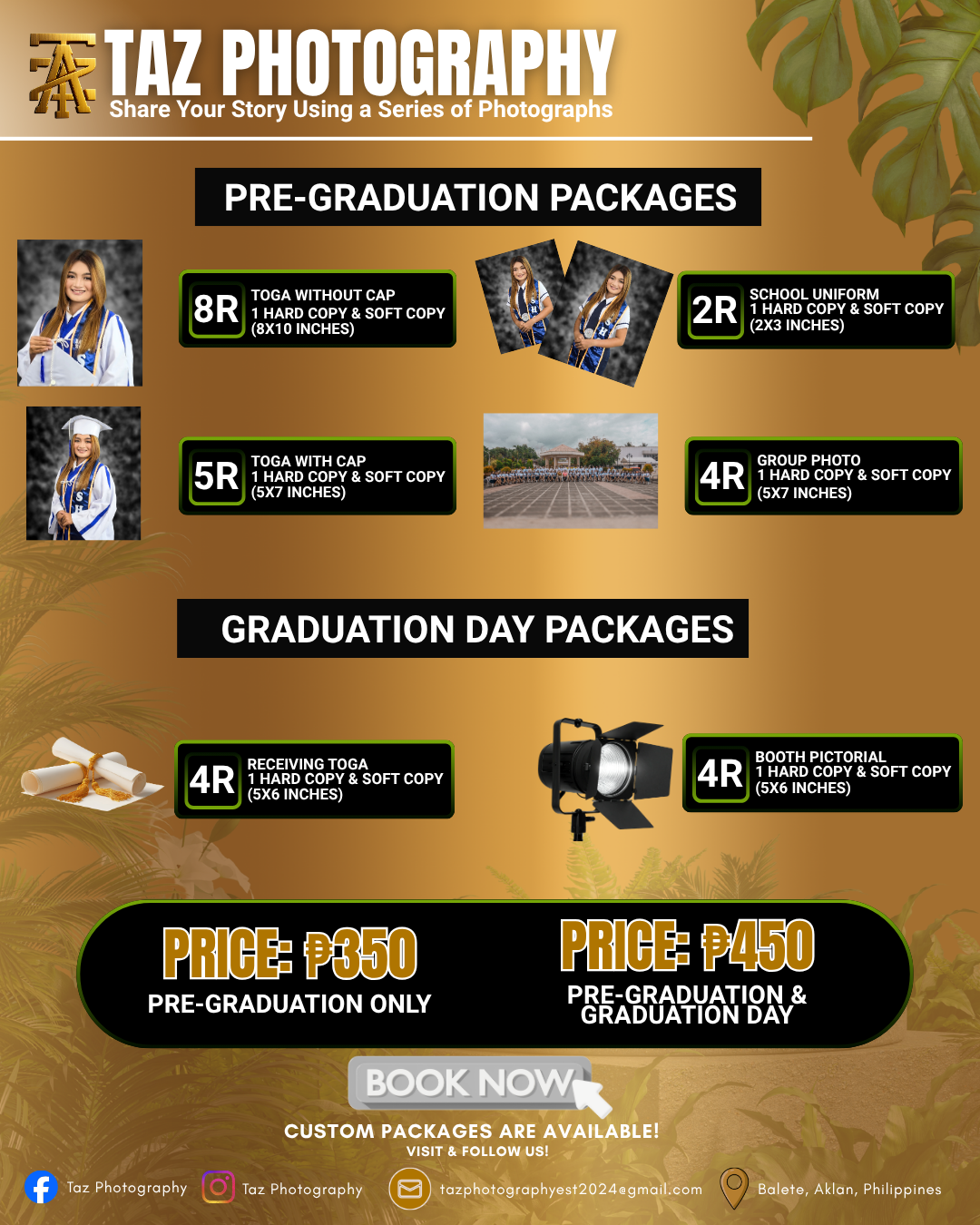 Home pre graduation packages